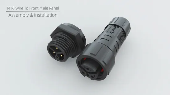 Ikari Pin Header PCB Male Automotive Header China Factory Sp13 Series 9pin Automotive Plastic Circular Impermeable Conector recto 9pin LED Conector