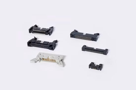 Cable de paso de 2,54 mm de encabezado de caja de conector de PCB personalizado para subir a conectores